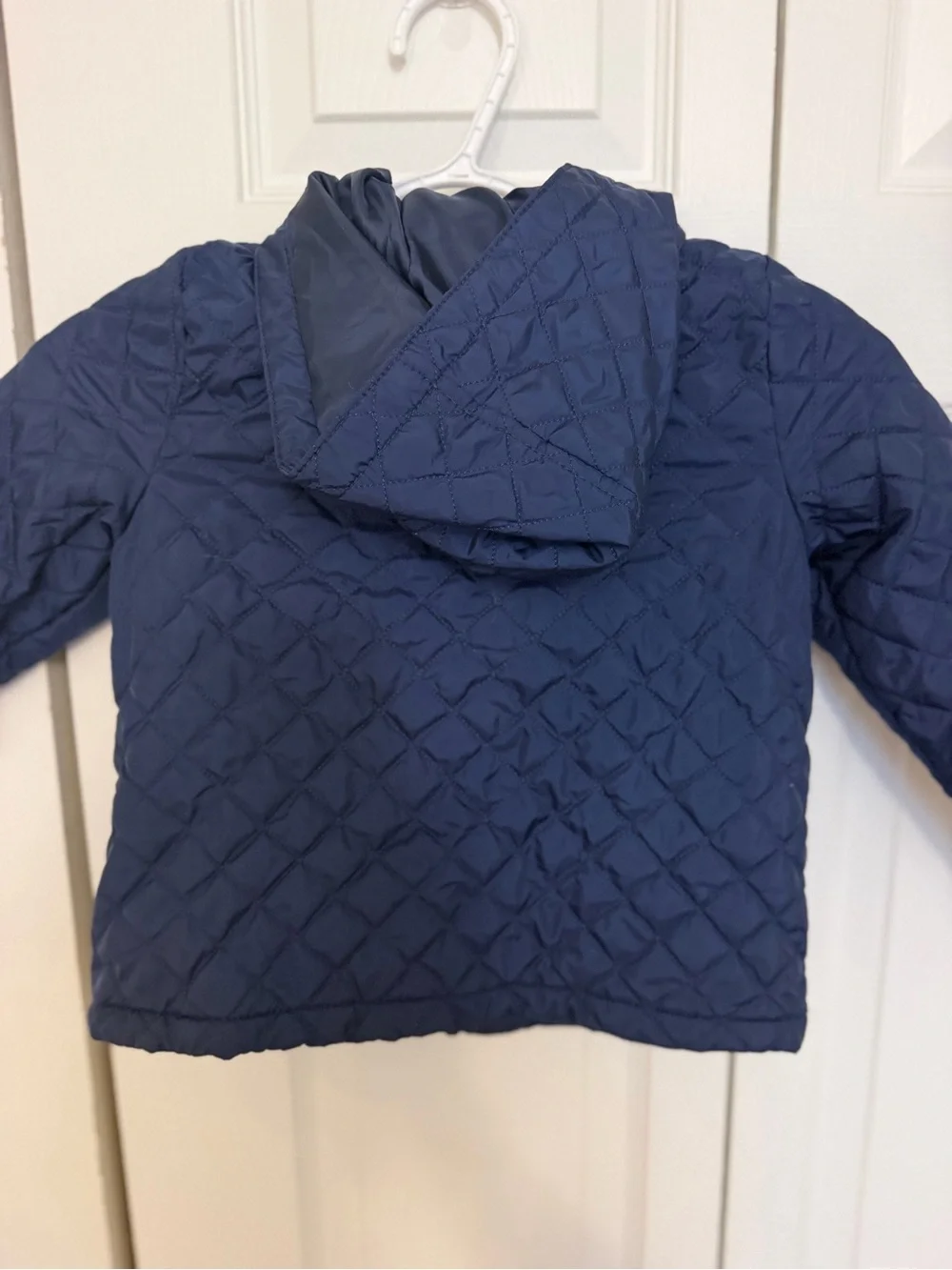 The Children's Place Navy Quilted Hooded Puffer Jacket